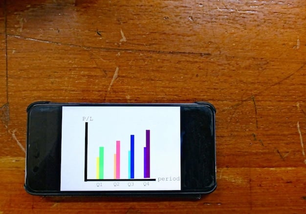 A close-up of a smartphone screen displaying an app interface with graphs and charts indicating successful bill negotiation and savings. The design should be clean and modern, emphasizing the app's ease of use and effectiveness.