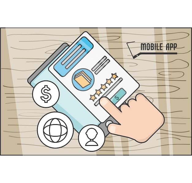 An infographic illustrating the step-by-step process of a round-up app: linking a bank account, making a purchase, the app rounding up the purchase to the nearest dollar, and the difference being transferred to an investment account.