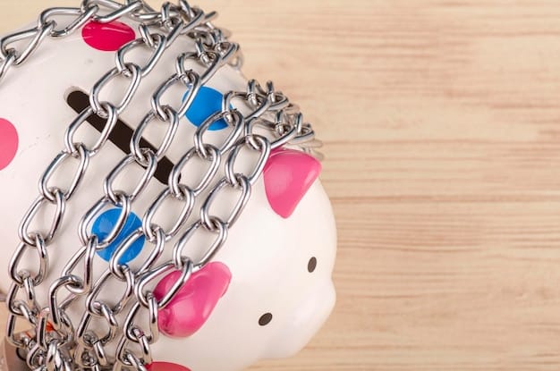 A visual representation of a safety net made of money, protecting a family from falling. The image symbolizes the protective role of an emergency fund.