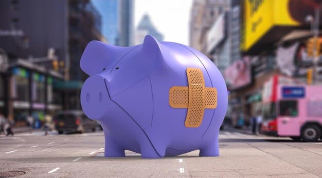 A split image showing the logos of a Health Savings Account (HSA) and a Flexible Spending Account (FSA) alongside a visual representation of a piggy bank overflowing with money.